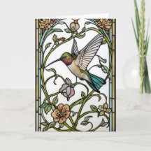 Elegante kolibriekunst botanische boho chic