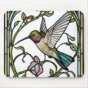Elegante kolibriekunst botanische boho chic muismat