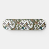 Elegante kolibriekunst botanische boho chic persoonlijk skateboard (Horizontaal)
