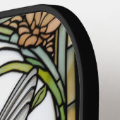 Elegante kolibriekunst botanische boho chic pickleball paddle (Links Detail)
