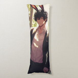 Elegante Konijn Ikemen Anime Lichaamskussen