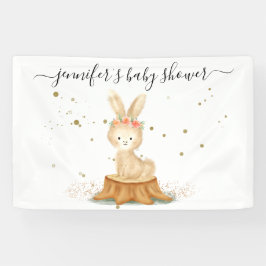 Elegante konijn konijn wildboerderij bos dier spandoek