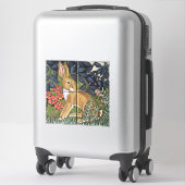 Elegante Konijn Tegel Muurschildering voor 6" Tege Sticker (Koffer)