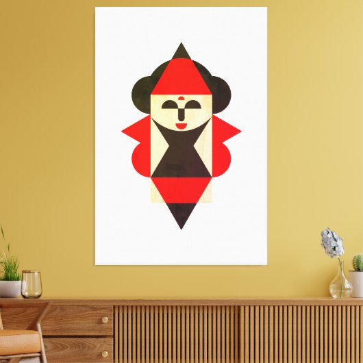 Elegante Koningin Canvas Afdruk (Insitu (Woonkamer))