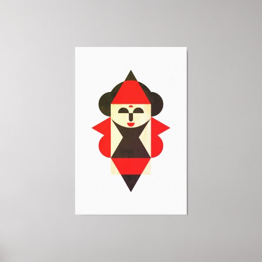 Elegante Koningin Canvas Afdruk (Voorkant)