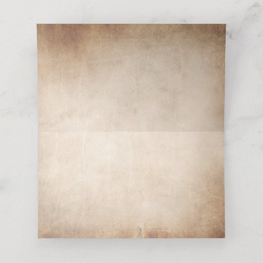 Elegante Koningsblauwe Roze Gouden Kroon Perkament Plaatskaartje (Binnenkant ongevouwen)