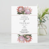 Elegante koningseiwithoudende bloem kaart (Staand voorkant)