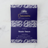 Elegante Koninklijk Blauwe Prinses Quinceanera (Binnen)