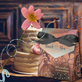 Elegante  Koper Roos Quinceañera Favoriet Box Bedankdoosjes