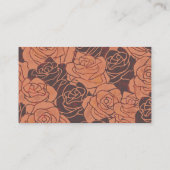 Elegante  Koper Roos Quinceañera Place Card Plaatskaartje (Achterkant)