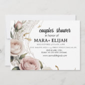 Elegante koppels douchen kaart (Voorkant)