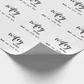 Elegante koppels jubileum wapping papier (Hoek)