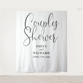 Elegante koppels Trouwdouche Foto achtergrond Wandkleed