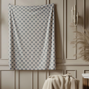 Elegante koraal en grijs geplakte deken voor loung