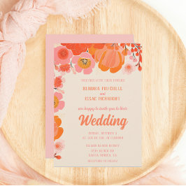 Elegante koraal roze pioen bloem kaart