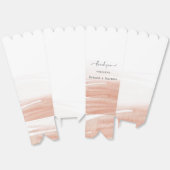 Elegante Koraal Terracotta Bruiloft Bedankdoosjes (Ongevouwen)