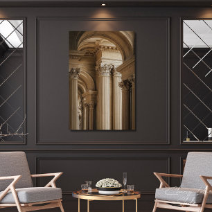 Elegante Korinthische Zuilen Klassieke Architectuu Poster