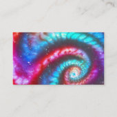 elegante kosmische rook, wervelkolom strepen fract visitekaartje (Voorkant)