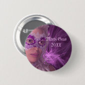 Elegante kostuum fantasie ronde button 5,7 cm (Voorkant /achterkant)