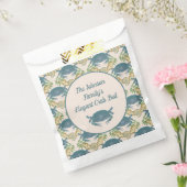 Elegante Krab Feest-Waterverf Blauwe Krabben, Zees Bedankzakje (Gezegeld)