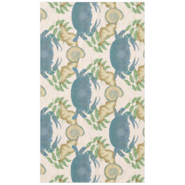 Elegante Krab Feest-Waterverf Blauwe Krabben, Zees Tafelkleed