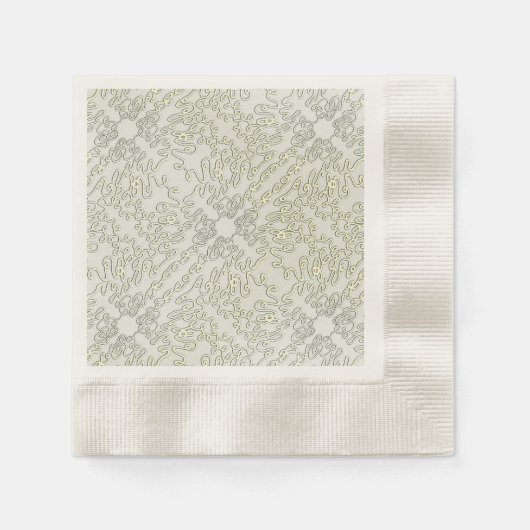 Elegante Krabbel Servet (Voorkant)