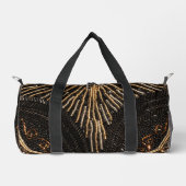 Elegante kralen look goud & zwart plunjezak (Voorkant)