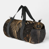 Elegante kralen look goud & zwart plunjezak (Rechterhoek)