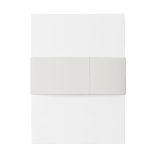 Elegante Krans Monogram Neutraal Beige Wedding Uitnodigingen Wikkel (Achterkant Voorbeeld)