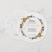 Elegante krans voor alle gelegenheden kaart (Voorkant / Achterkant)