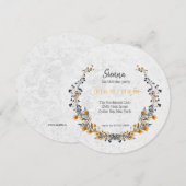 Elegante krans voor alle gelegenheden kaart (Voorkant / Achterkant)