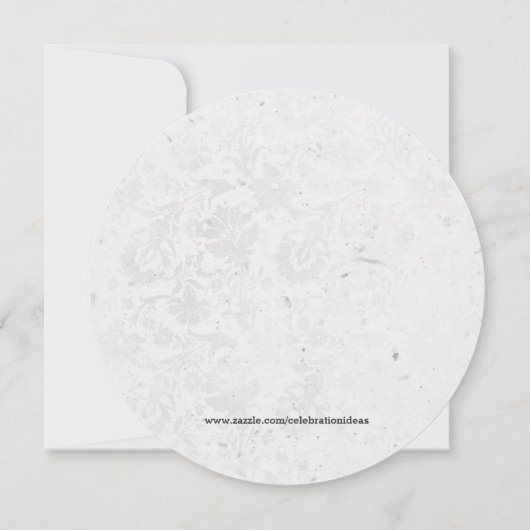 Elegante krans voor alle gelegenheden kaart (Achterkant)