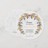 Elegante krans voor alle gelegenheden kaart (Voorkant / Achterkant)