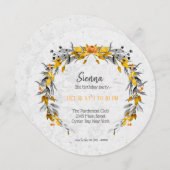 Elegante krans voor alle gelegenheden kaart (Voorkant / Achterkant)