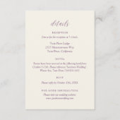  Elegante Krans Wedding Enclosure Kaart (Voorkant)