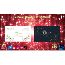  Elegante Kroonkoningin Sjabloon 11 Visitekaartje