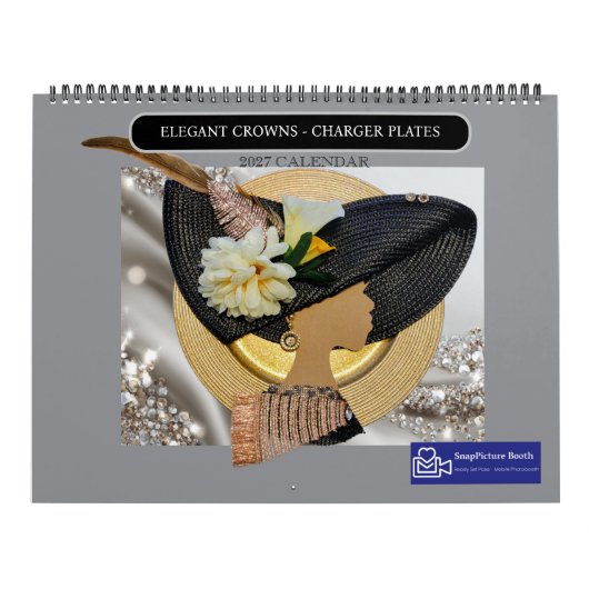 ELEGANTE KROONLADERPLATEN 2027 Kalender (Hoes)