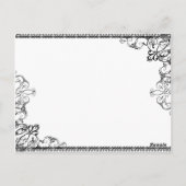 Elegante kroonluchter & bloeit Tafelnummer (Achterkant)