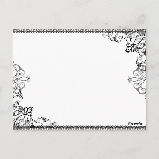 Elegante kroonluchter & bloeit Tafelnummer (Achterkant)