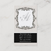 Elegante kroonluchter onroerend goed Visitekaartje (Achterkant)