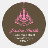 Elegante kroonluchter Stickers (Voorkant)