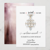 Elegante Kroonluchter We Hebben Verhuisd (Voorkant / Achterkant)