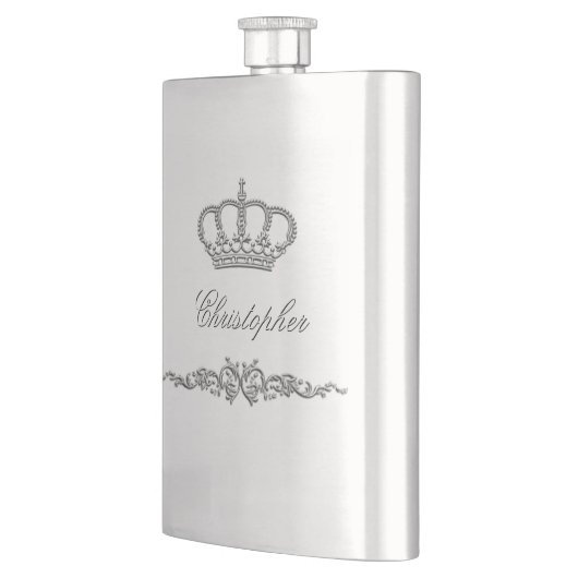 Elegante kroonprins koning monogram flacon (Links)