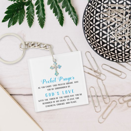 Elegante Kruis | Zakgebed Sleutelhanger