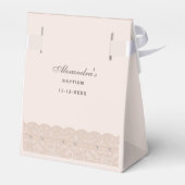 Elegante kruisdoop Christelijke doop Bedankdoosjes (Achterkant)