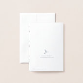 Elegante kruissympathie folie kaarten (Met envelop)