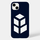 Elegante kubus zwart wit Case-Mate iPhone case (Achterkant)