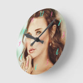  elegante ,  kunst ronde klok (Hoek)