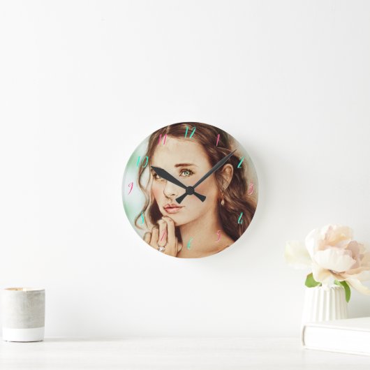  elegante ,  kunst ronde klok (Huis)