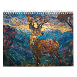 Elegante Kunst | Tiffany Style Gebrandschilderde G Kalender